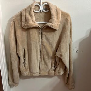 * LIKE NEW * Fluffy zip-up sweater